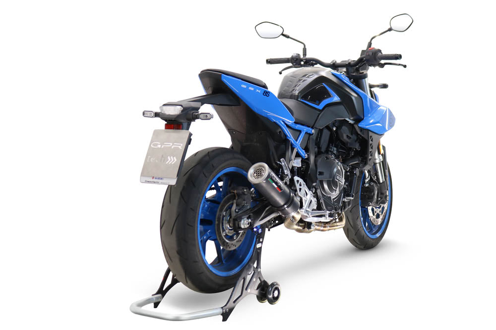 GPR exhaust Suzuki Gsx-8R 2022-2024, M3 Black Titanium, full system exhaust legal for UK and non-EU countries including removable db killer - GPR Exhausts
