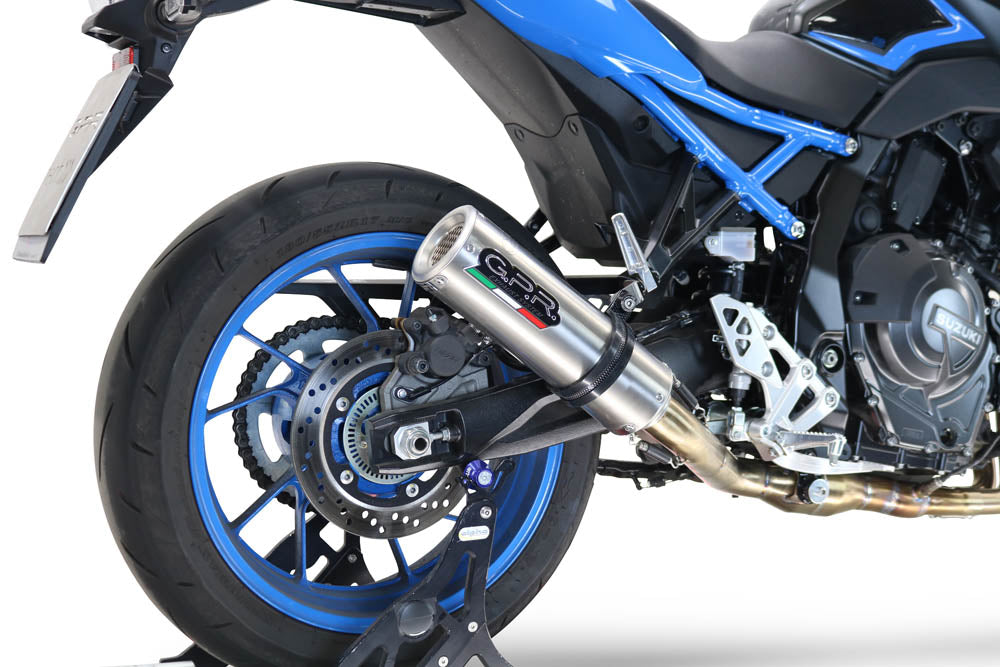 GPR exhaust Suzuki Gsx-8S 2022-2024, M3 Inox , full system exhaust legal for UK and non-EU countries including removable db killer - GPR Exhausts
