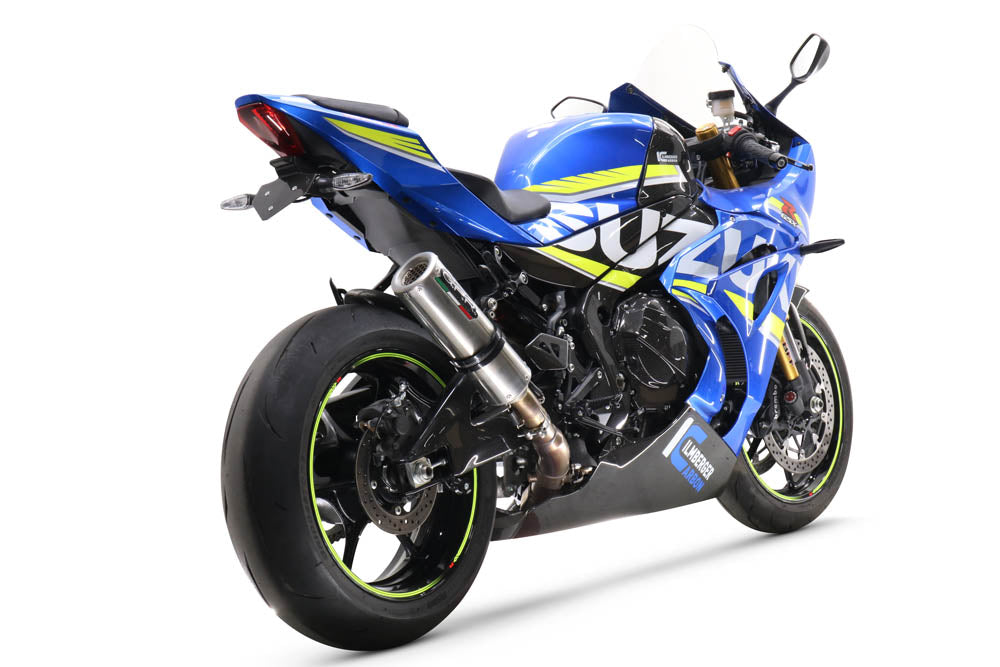 GPR exhaust Suzuki Gsx-R 1000 - 1000 R  2021-2025, M3 Inox , Homologated legal slip-on exhaust including removable db killer and link pipe - GPR Exhausts