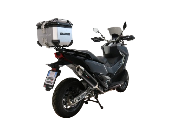 GPR Tech Alpi-Tech 26L Aluminium Top Case with Specific Fitting Plate - SYM ADX TG 400 (2024–2026) - Silver