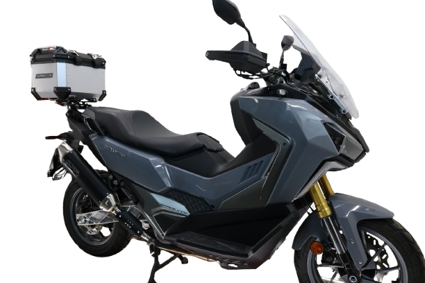 GPR Tech Alpi-Tech 26L Aluminium Top Case with Specific Fitting Plate - SYM ADX TG 400 (2024–2026) - Silver - image 3