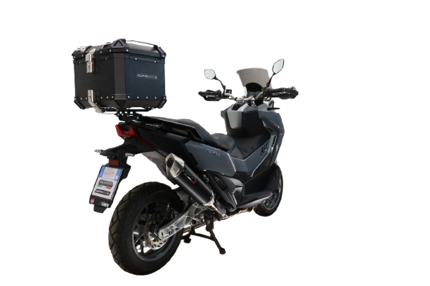 GPR Tech Alpi-Tech 35L Aluminium Top Case with Specific Fitting Plate - SYM ADX TG 400 (2024–2026) - Black