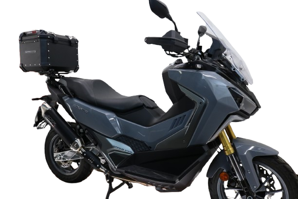 GPR Tech Alpi-Tech 26L Aluminium Top Case with Specific Fitting Plate - SYM ADX TG 400 (2024–2026) - Black - image 2