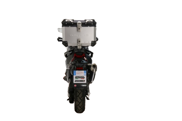 GPR Tech Alpi-Tech 26L Aluminium Top Case with Specific Fitting Plate - SYM ADX TG 400 (2024–2026) - Silver - image 2