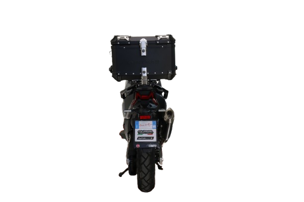 GPR Tech Alpi-Tech 45L Aluminium Top Case with Specific Fitting Plate - SYM ADX TG 400 (2024–2026) - Black