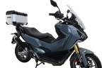 GPR Tech Alpi-Tech 45L Aluminium Top Case with Specific Fitting Plate - SYM ADX TG 400 (2024–2026) - Silver