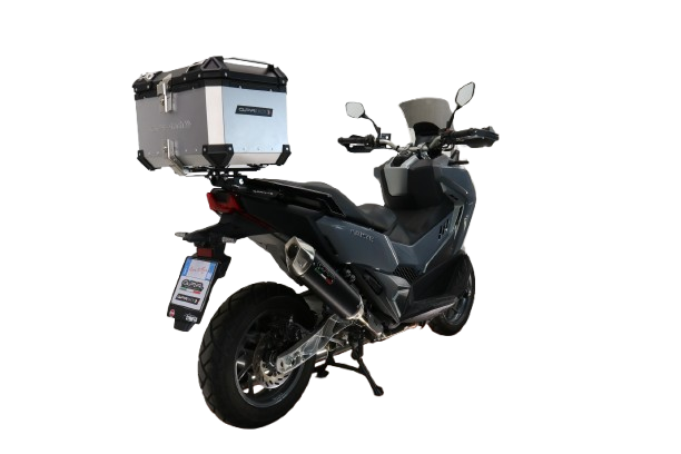 GPR Tech Alpi-Tech 45L Aluminium Top Case with Specific Fitting Plate - SYM ADX TG 400 (2024–2026) - Silver - image 2