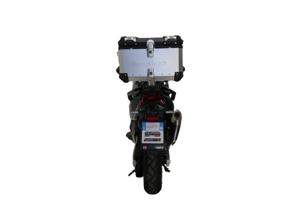 GPR Tech Alpi-Tech 45L Aluminium Top Case with Specific Fitting Plate - SYM ADX TG 400 (2024–2026) - Silver - image 3