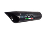 GPR exhaust Benelli Tnt 1130 2008-2016, Tiburon Poppy, Homologated legal slip-on exhaust including removable db killer and link pipe - GPR Exhausts