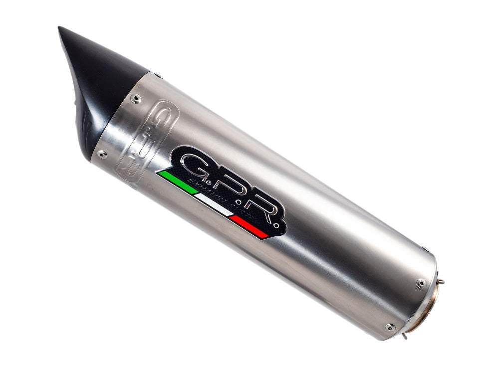 GPR exhaust Honda Cbr 600 Rr  2005-2006, Tiburon Titanium, Homologated legal slip-on exhaust including removable db killer and link pipe - GPR Exhausts