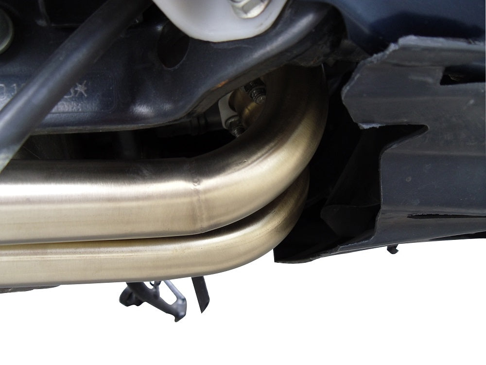 GPR exhaust Yamaha T-Max 500 2001-2011, Furore Nero, Homologated legal full system exhaust, including removable db killer - GPR Exhausts