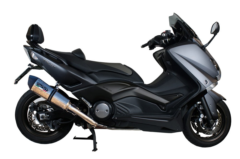 GPR exhaust Yamaha T-Max 530 2012-2016, New Grand Prix Evo Titanium, full system exhaust legal for UK and non-EU countries including removable db kill - GPR Exhausts