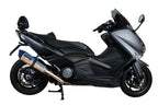 GPR exhaust Yamaha T-Max 530 2012-2016, New Grand Prix Evo Titanium, full system exhaust legal for UK and non-EU countries including removable db kill - GPR Exhausts