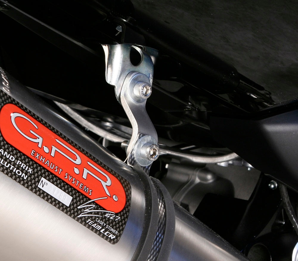 GPR exhaust Yamaha T-Max 500 2001-2011, Furore Nero, Homologated legal full system exhaust, including removable db killer - GPR Exhausts