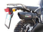 GPR exhaust Yamaha Tricker 250 2005-2008, Furore Nero, Homologated legal full system exhaust, including removable db killer - GPR Exhausts