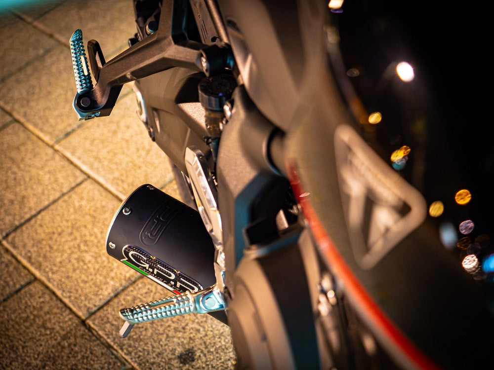 GPR exhaust Triumph Trident 660 2021-2024, M3 Black Titanium, full system exhaust legal for UK and non-EU countries including removable db killer - GPR Exhausts