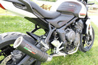 GPR exhaust Triumph Trident 660 2021-2024, M3 Black Titanium, full system exhaust legal for UK and non-EU countries including removable db killer - GPR Exhausts