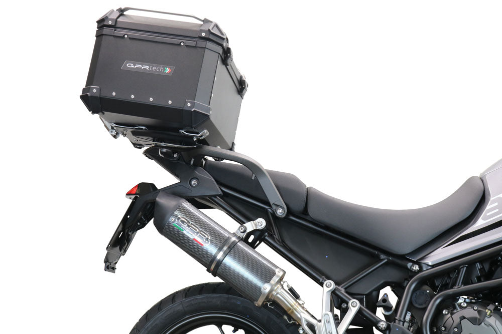 GPR Tech Alpi-Tech 55L Aluminium Top Case with Specific Fitting Plate - Triumph Tiger 850 (2020–2024) - Black - image 2
