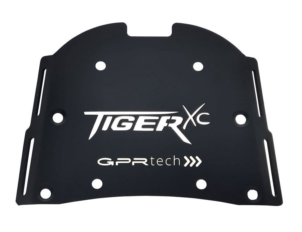 GPR Tech Alpi-Tech 35L Aluminium Top Case with Specific Fitting Plate - Triumph Tiger 800 - XR - Xc - Xrx - Xcx - Xrt - Xca (2011–2016) - Silver - image 2