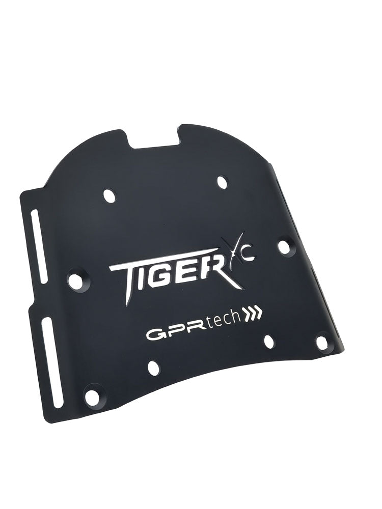 GPR Tech Alpi-Tech 35L Aluminium Top Case with Specific Fitting Plate - Triumph Tiger 800 - XR - Xc - Xrx - Xcx - Xrt - Xca (2011–2016) - Silver - image 3