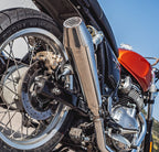 GPR exhaust Honda VF 1000 F-F  1985-1989, Ultracone Inox Cafè Racer, Universal Homologated legal silencer, including removable db killer, without link - GPR Exhausts