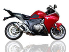 GPR exhaust Honda Vfr 1200 F I.E. 2010-2016, New Grand Prix Evo Titanium, Homologated legal slip-on exhaust including removable db killer and link pip - GPR Exhausts