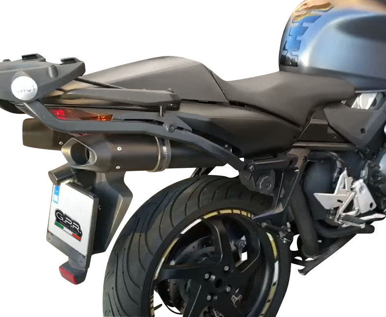 GPR exhaust Honda Vfr 800 V-Tec 2002-2013, Furore Poppy, Dual Homologated legal slip-on exhaust including removable db killers and link pipes - GPR Exhausts