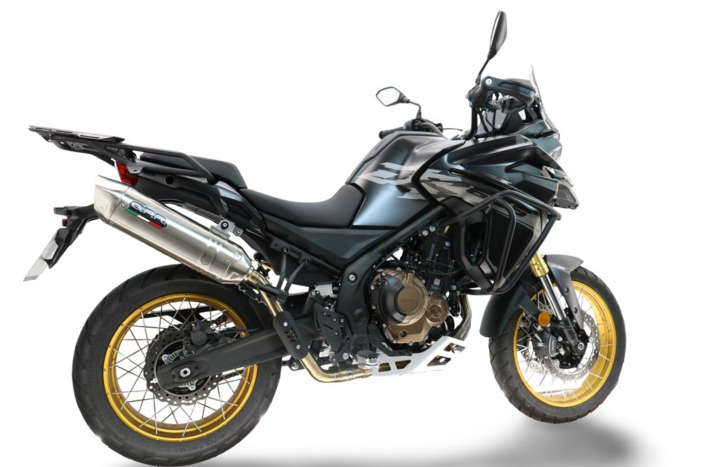 GPR exhaust Voge 625DSX 2024-2025, Furore-X Acciaio Inox, Homologated legal slip-on exhaust including removable db killer and link pipe - GPR Exhausts