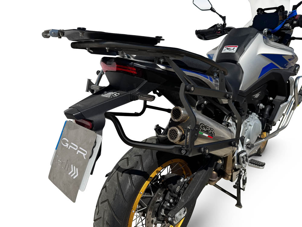 GPR Tech Side Case Pannier Rack for 38L + 32L Cases - Voge 900DSX (2024–2025) - Black - image 2
