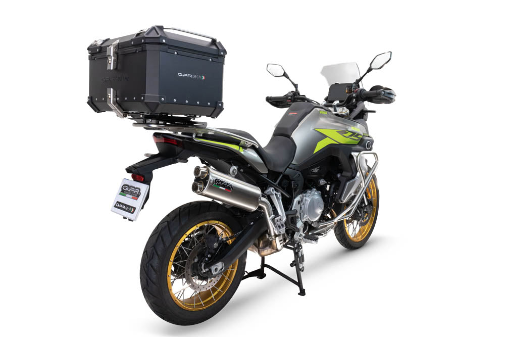 GPR Tech Alpi-Tech 45L Aluminium Top Case with Specific Fitting Plate - Voge 900DSX (2024–2025) - Black