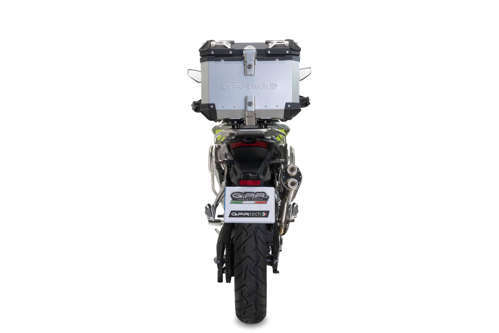 GPR Tech Alpi-Tech 35L Aluminium Top Case with Specific Fitting Plate - Voge 900DSX (2024–2025) - Silver - image 2