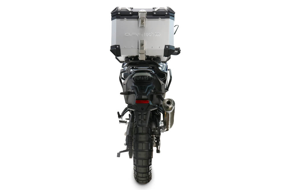 GPR Tech Alpi-Tech 35L Aluminium Top Case with Specific Fitting Plate - Voge DS 800 Rally (2025–2026) - Silver - image 3