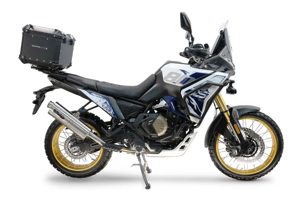 GPR Tech Alpi-Tech 35L Aluminium Top Case with Specific Fitting Plate - Voge DS 800 Rally (2025–2026) - Black
