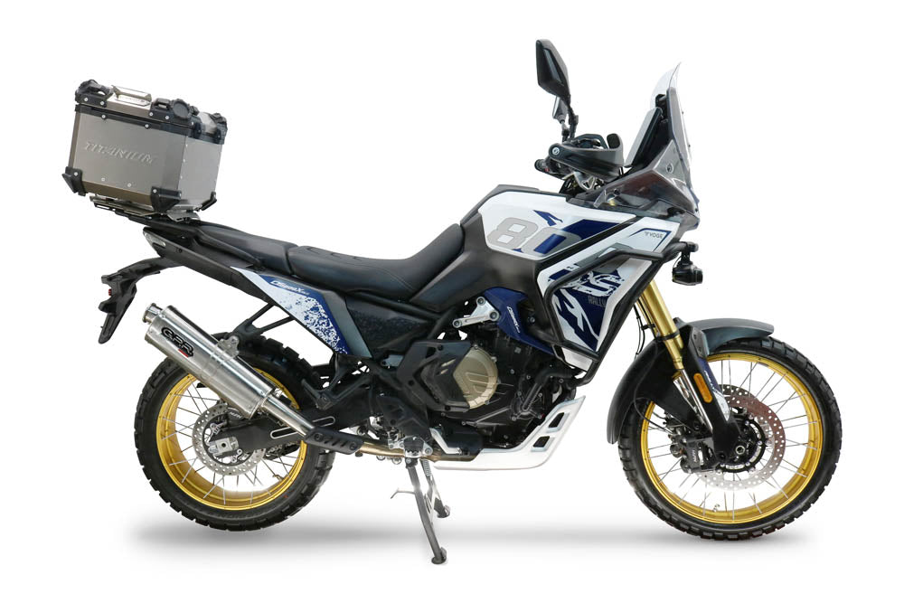 GPR Tech Alpi-Tech 35L Titanium Top Case with Specific Fitting Plate - Voge DS 800 Rally (2025–2026)