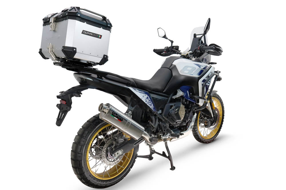 GPR Tech Alpi-Tech 45L Aluminium Top Case with Specific Fitting Plate - Voge DS 800 Rally (2025–2026) - Silver - image 2