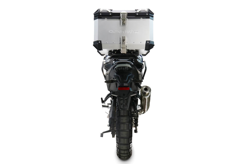 GPR Tech Alpi-Tech 45L Aluminium Top Case with Specific Fitting Plate - Voge DS 800 Rally (2025–2026) - Silver - image 3