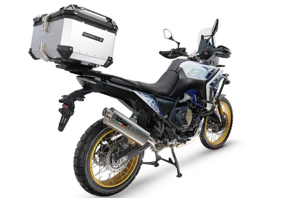 GPR Tech Alpi-Tech 55L Aluminium Top Case with Specific Fitting Plate - Voge DS 800 Rally (2025–2026) - Silver - image 2