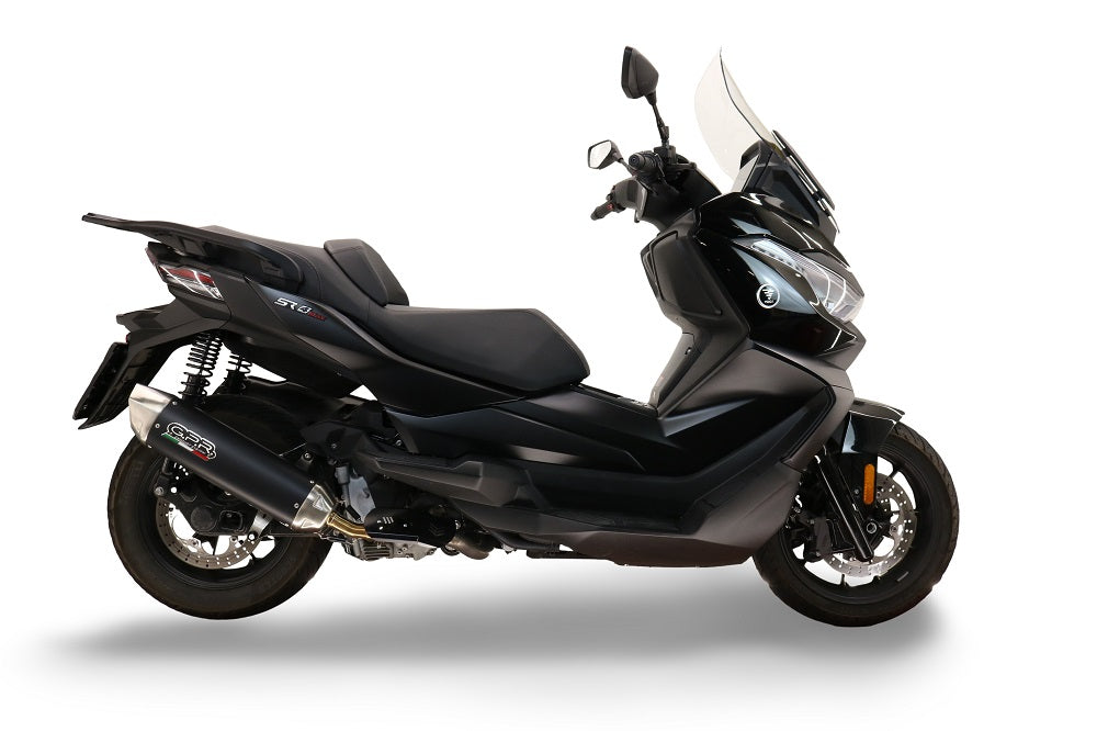 GPR exhaust Voge SR4 Max 2022-2024, Furore-X Scooter, Racing slip-on exhausts including link pipe and removable db killer - GPR Exhausts