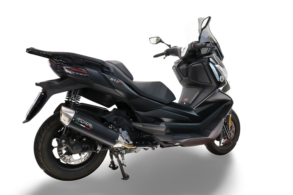 GPR exhaust Voge SR4 Max 2022-2024, Furore-X Scooter, Racing slip-on exhausts including link pipe and removable db killer - GPR Exhausts