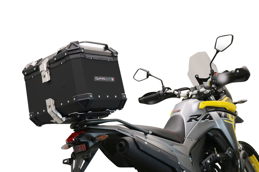 GPR Tech Alpi-Tech 35L Aluminium Top Case with Specific Fitting Plate - Voge 300Rally (2022–2024) - Black - image 2
