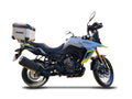 GPR Tech Alpi-Tech 35L Aluminium Top Case with Specific Fitting Plate - Suzuki V-STROM DL 800 DE - SE (2023–2025) - Silver