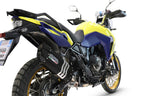 GPR exhaust Suzuki V-STROM DL 800 DE - SE 2023-2025, Hyper Sonic Black Titanium, Homologated legal slip-on exhaust including removable db killer and l - GPR Exhausts