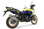 GPR exhaust Suzuki V-STROM DL 800 DE - SE 2023-2025, Trioval, Homologated legal slip-on exhaust including removable db killer and link pipe - GPR Exhausts