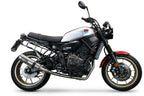 GPR exhaust Yamaha Xsr 700 2017-2020, M3 Inox , full system exhaust legal for UK and non-EU countries including removable db killer - GPR Exhausts