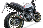 GPR exhaust Yamaha Xsr 700 2017-2020, M3 Inox , full system exhaust legal for UK and non-EU countries including removable db killer - GPR Exhausts