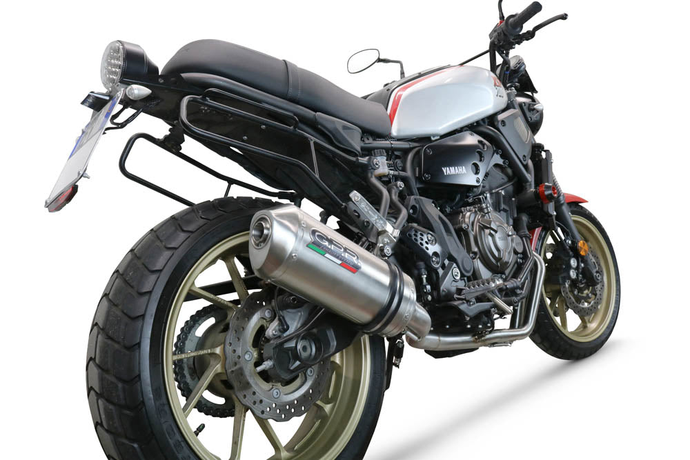 GPR exhaust Yamaha Xsr 700 2021-2024, Satinox , full system exhaust legal for UK and non-EU countries including removable db killer - GPR Exhausts