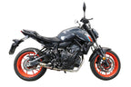 GPR exhaust Yamaha Mt-07  2021-2024, Deeptone Inox, full system exhaust legal for UK and non-EU countries including removable db killer - GPR Exhausts