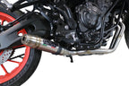 GPR exhaust Yamaha Mt-07  2021-2024, Deeptone Inox, full system exhaust legal for UK and non-EU countries including removable db killer - GPR Exhausts