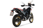 GPR exhaust Yamaha Tenere 700 2019-2020, Furore Evo4 Nero, Homologated legal slip-on exhaust including removable db killer and link pipe - GPR Exhausts