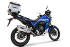 GPR exhaust Yamaha Tenere 700 2021-2024, Hyper Sonic Inox, Homologated legal slip-on exhaust including removable db killer and link pipe - GPR Exhausts